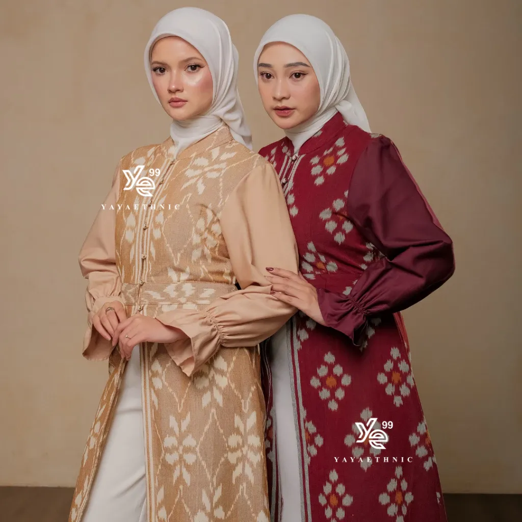 YAYAETHNIC Liora tunik, tunik kondangan, atasan kuliah