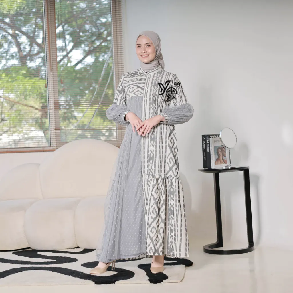 YAYAETHNIC Raya family, set couple keluarga, baju lebaran, couple prewed, raya dress rang rang black, kemeja ethnic tenun troso