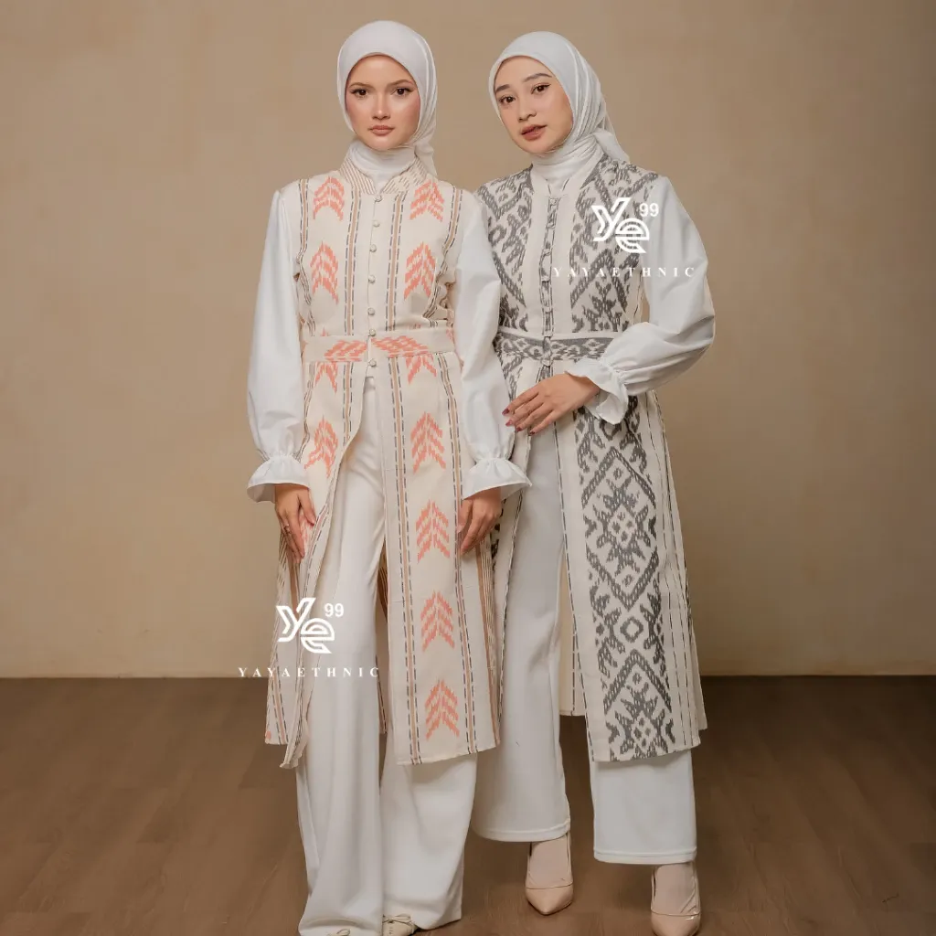 YAYAETHNIC Liora tunik, tunik kondangan, atasan kuliah